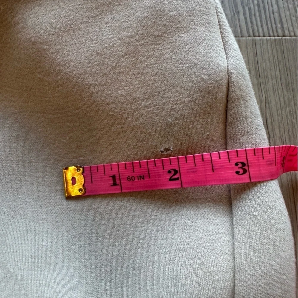 Leze the Label Kendal thick modal sweatpant size Large beige pant women’s L - Picture 7 of 7
